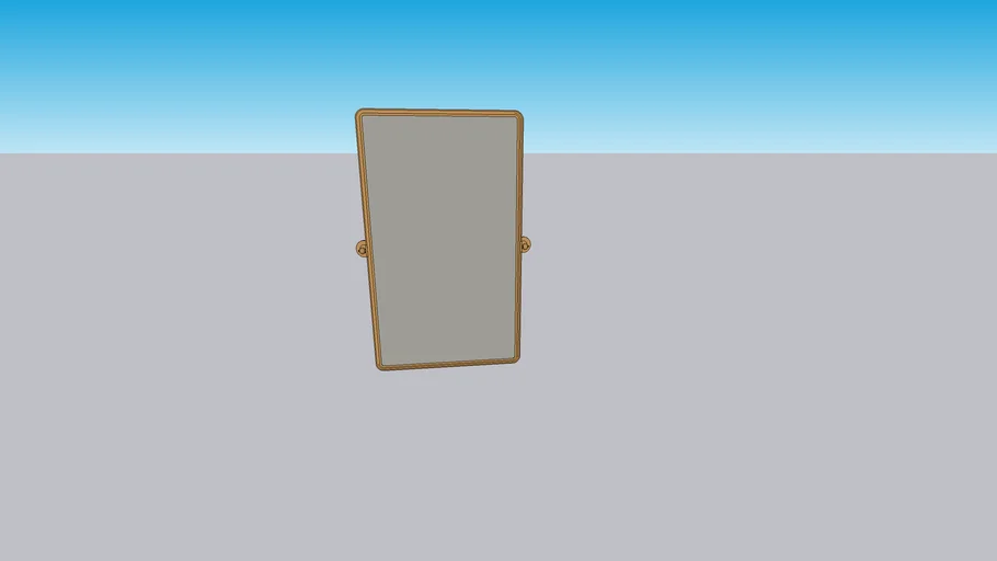 Rigdon Rounded Rectangle Pivot Mirror from Rejuvenation