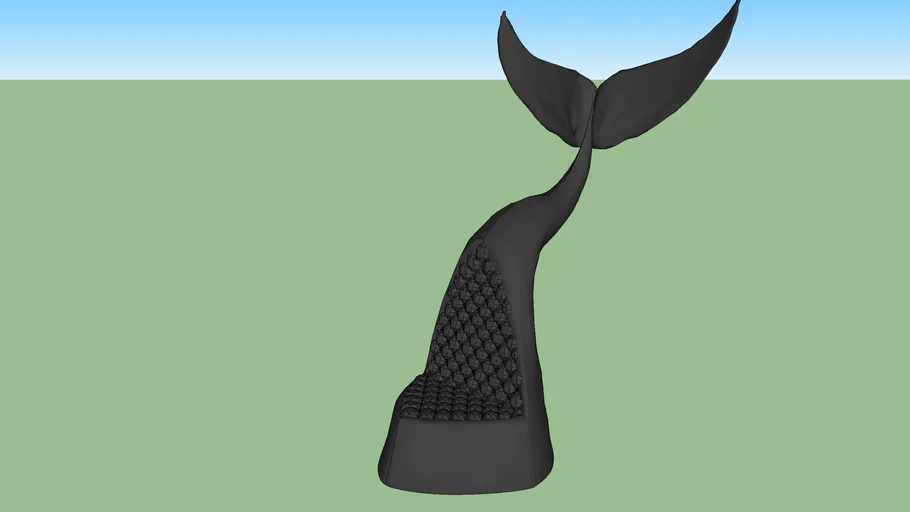 Whale Chair by Maximo Riera low poly
