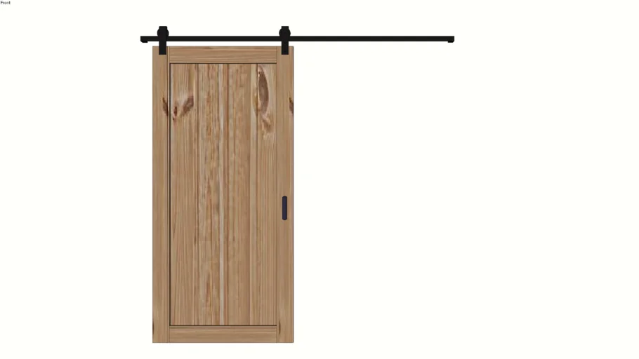 Sliding barn door