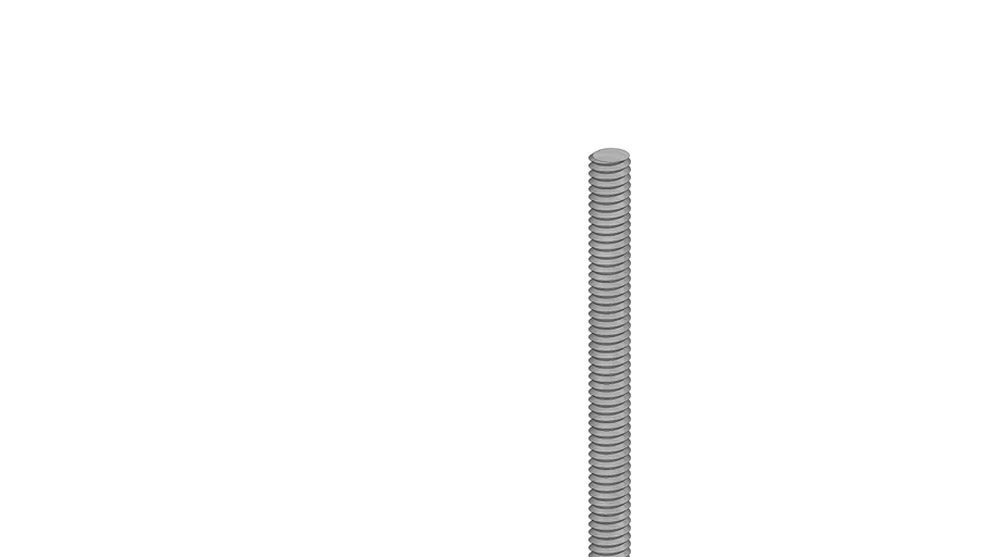 3/8' Threaded Rod | 3D Warehouse