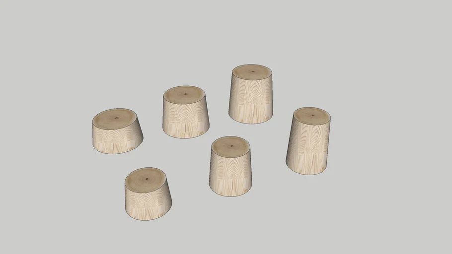 LEGNO VIVO RIVA1920 WOOD STOOL or COFFEE TABLE