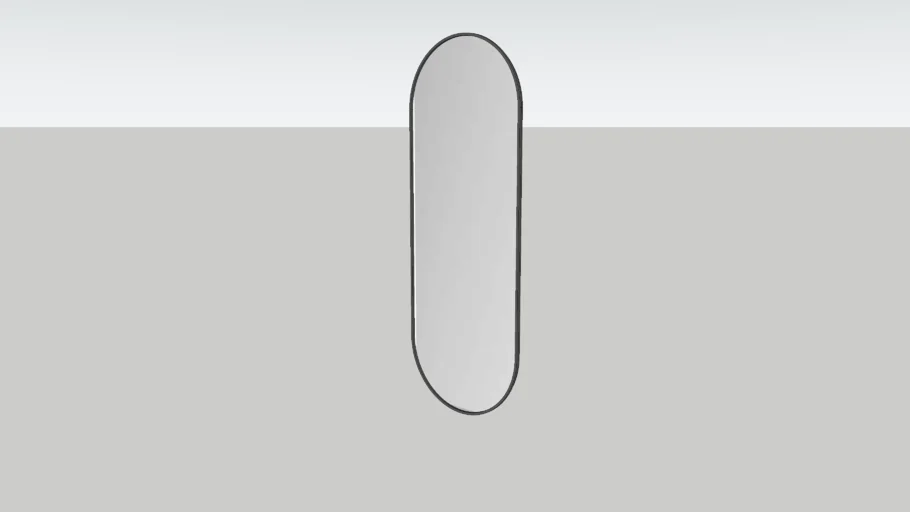 Oval mirror