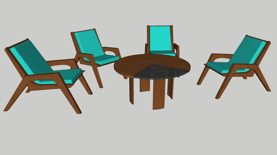 Outdoor Table Set 01
