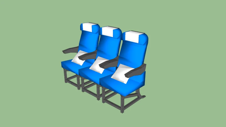 Economy Class Airplane Seats (245Kb)