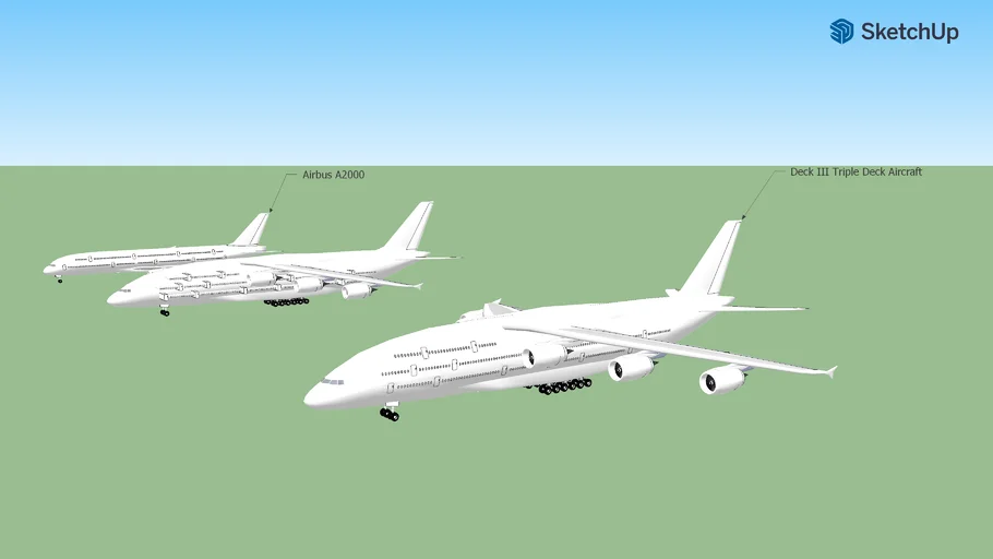 Deck III Triple Deck Aircraft