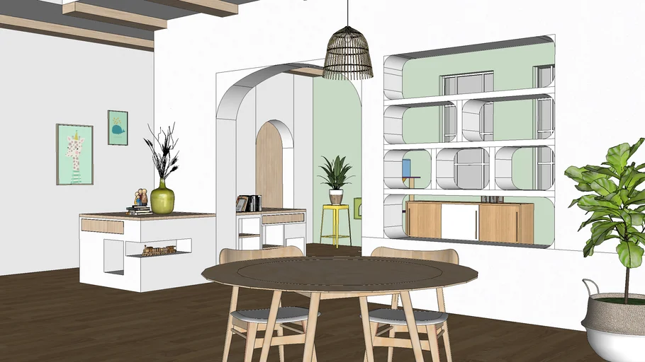 restaurant sitting room