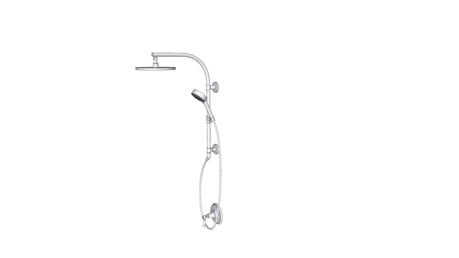 Kohler Hydro Shower Head and Hand Shower