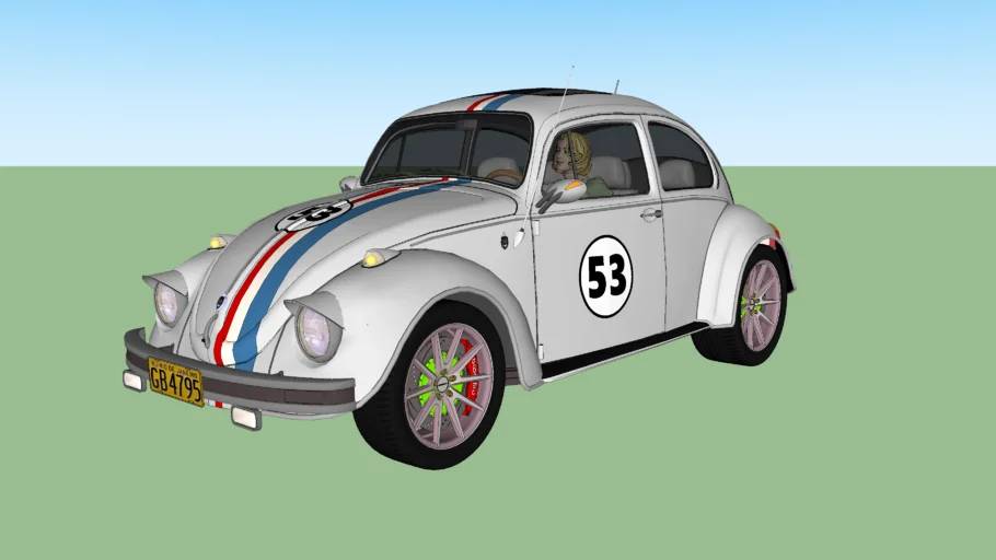 Fusca 80 Custom | 3D Warehouse