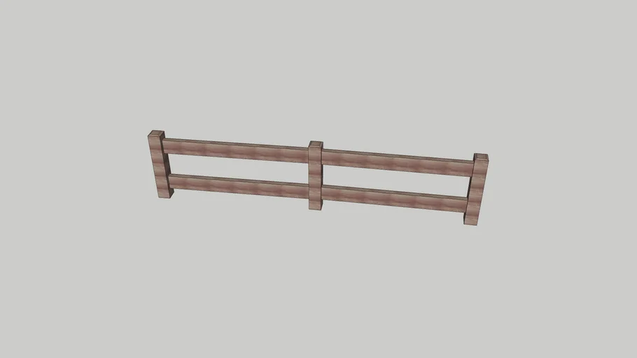 Post & Rail Fence - Two Rail