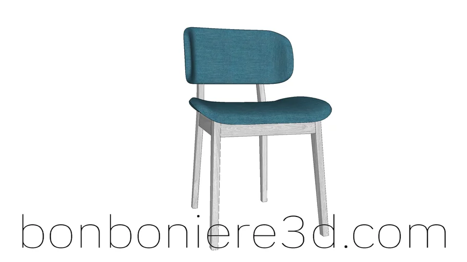 Wooden upholstered chair 0036