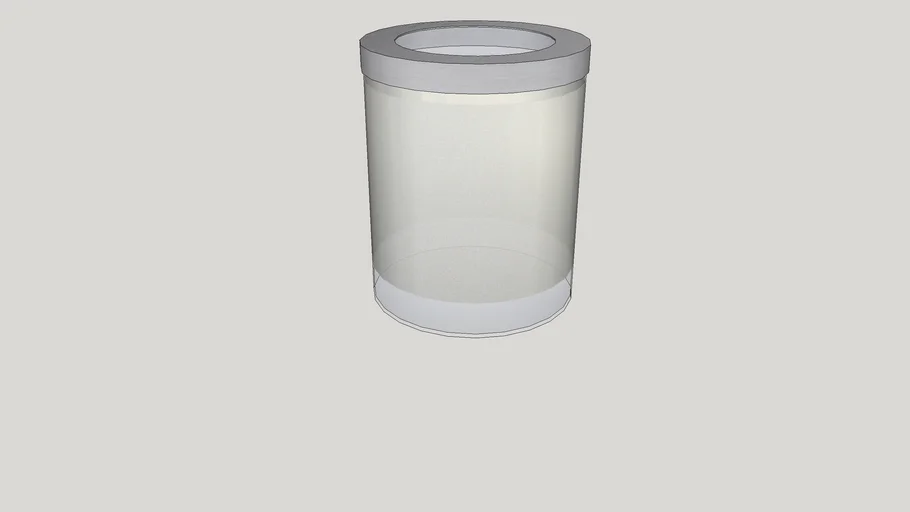 Ikea DROPPAR Dóza s víkem 17x21 - Model