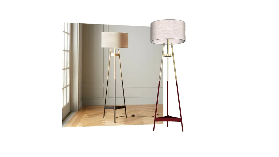 BRACE OMBRE FLOOR LAMP CB2