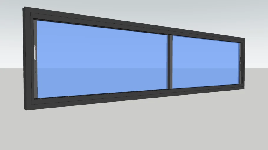sleek sliding windows v.1 | 3D Warehouse