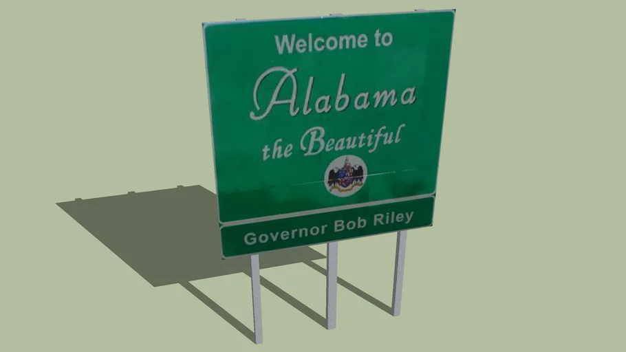 Welcome Sign Alabama