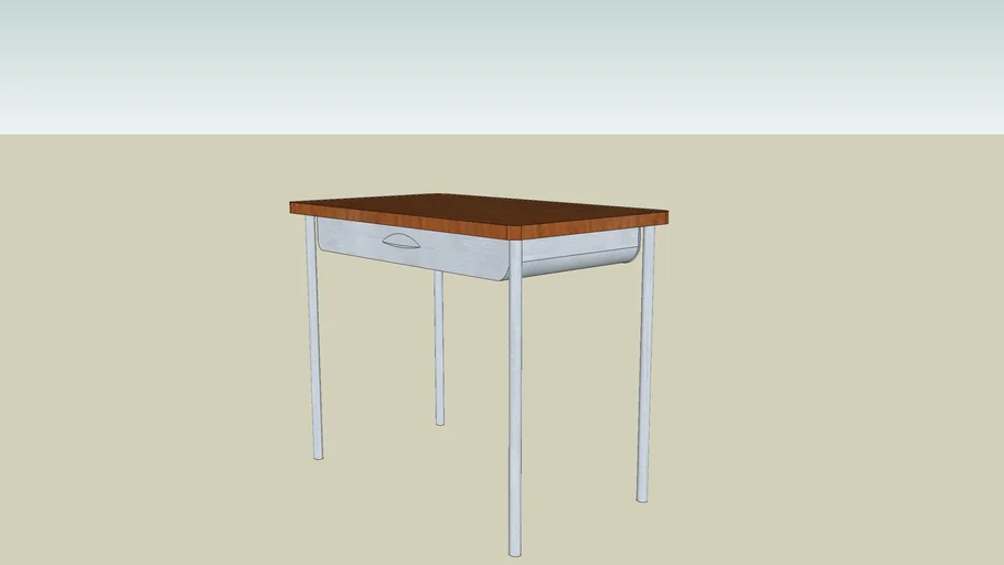 japanese school desk （日本の学校の机）
