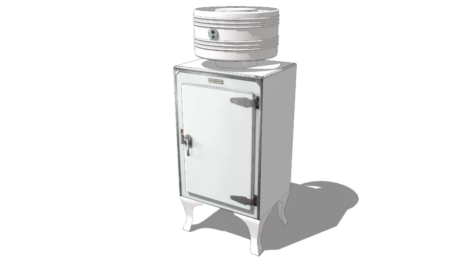 General Electric monitor top refrigerator, circa 1927