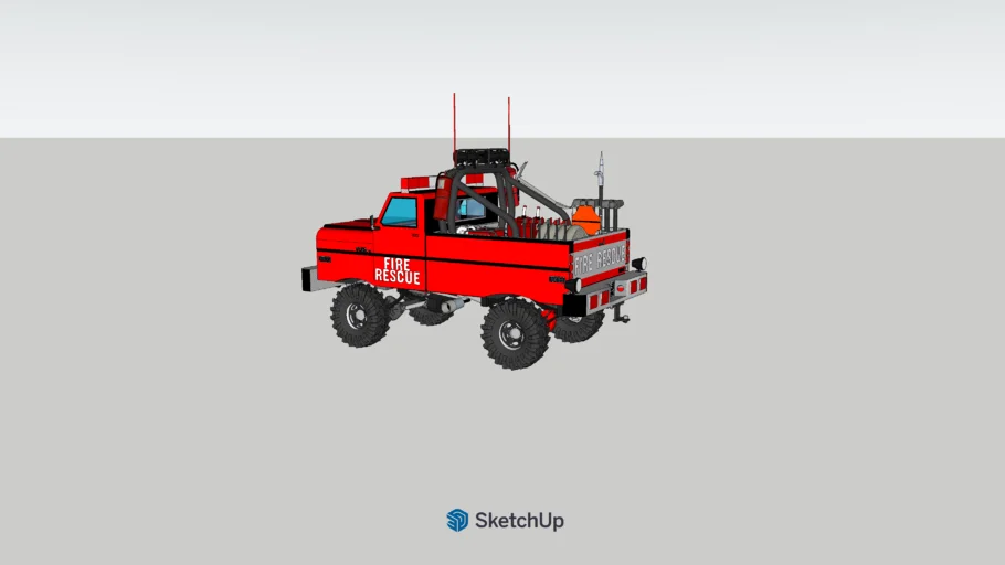 FIRE RESCUE TRUCK | 3D Warehouse