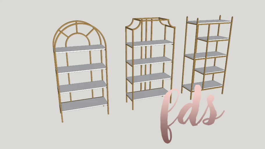 BOOK SHELVES GOLD #bookshelves #shelves #furniture #interiordesain #GOLD_FDS_SV0A1_20