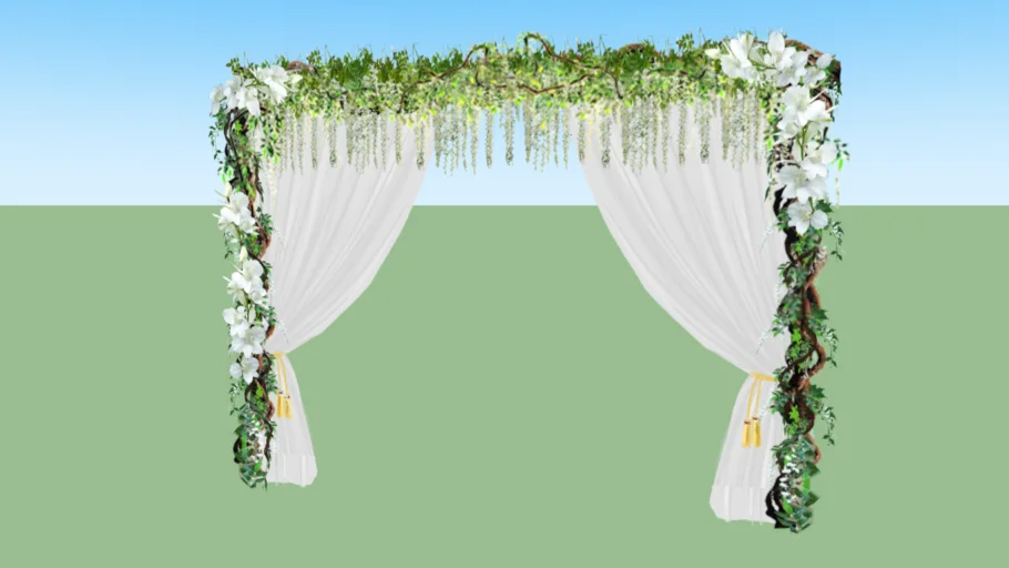 2d WEDDING CURTAIN