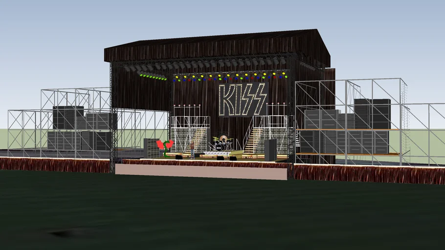 KISS Stage 1977 - Love Gun Open Air