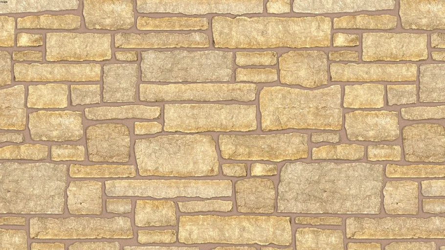 Prairie Stonegate (Tangerine Joint) Seamless Natural Building Stone Veneer Material