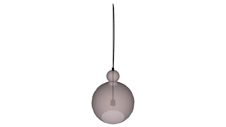 cb2 smoke glass pendant light
