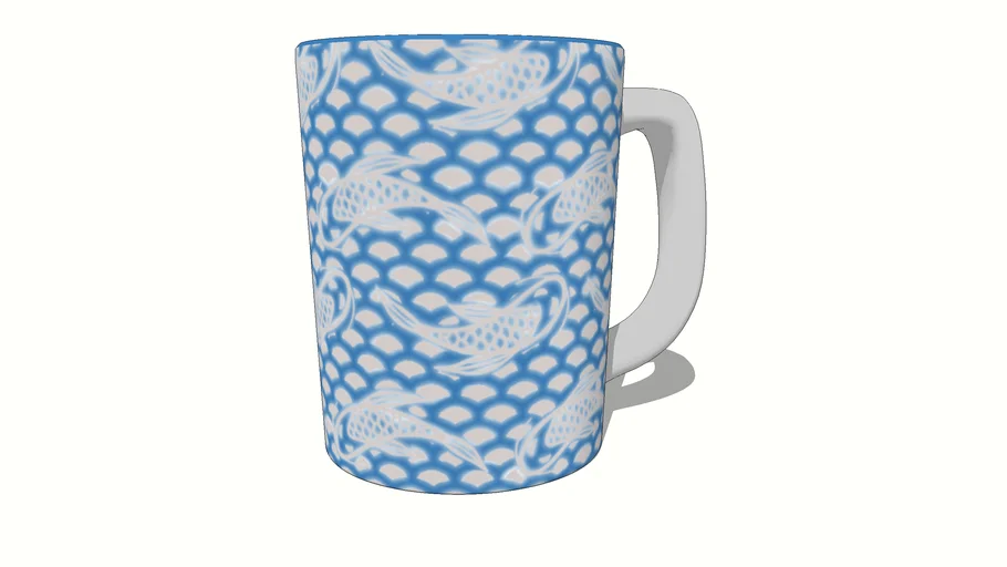 Cup Koi fish design