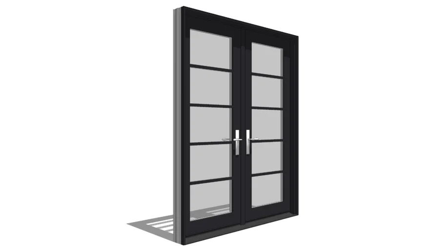 Pella Reserve Contemporary In-Swing Hinged Door - Active-Passive