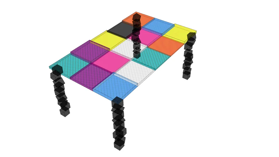 Colourful Dining Table