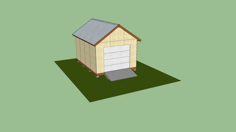 12x16 Storage Shed