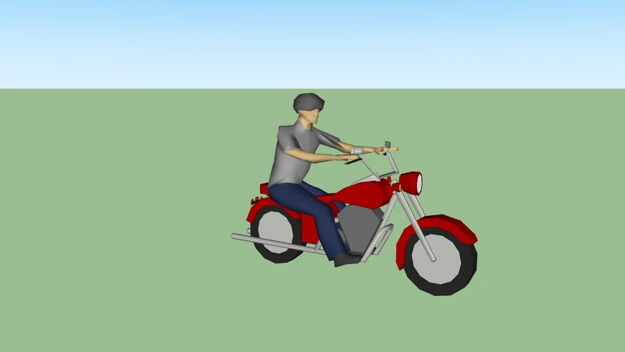 Motorcycle Rider Improved | 3D Warehouse