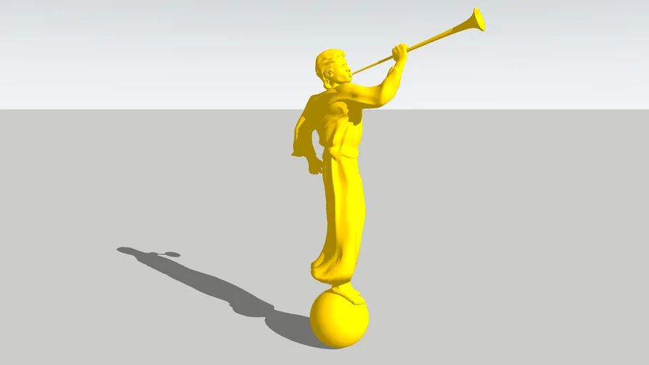 Angel Moroni 3d High Quality