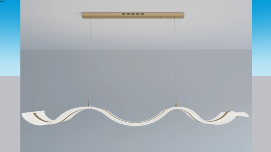 PENDENTE / LAMPARA LU-MO-WAVE-D