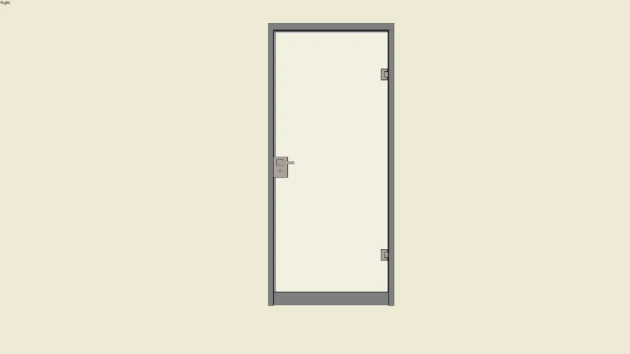 Puerta de vidrio templado- 220cm- 98cm