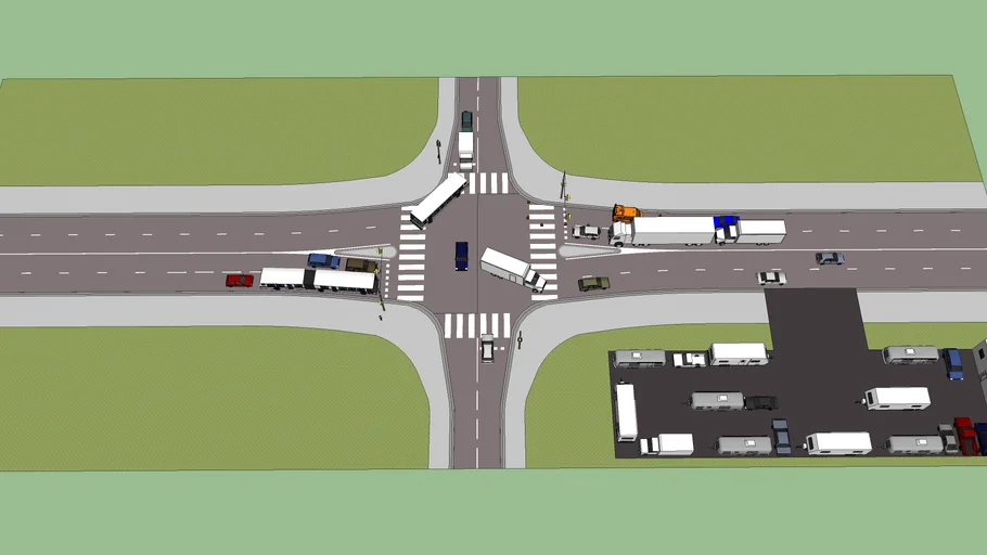 intersection | 3D Warehouse