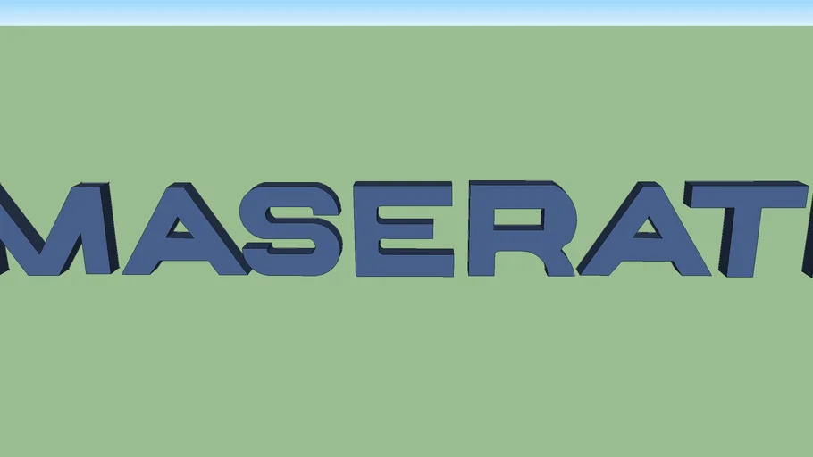 Maserati Text / Logo