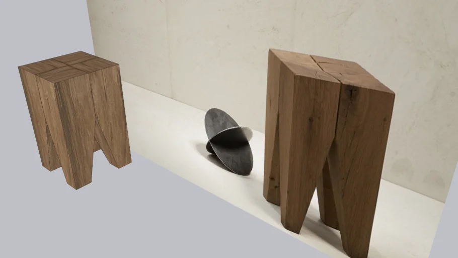 Banco Rustico de Madera