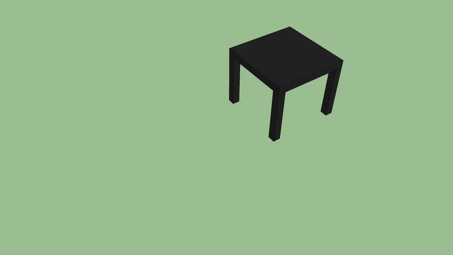 Petit Table Carré Noir
