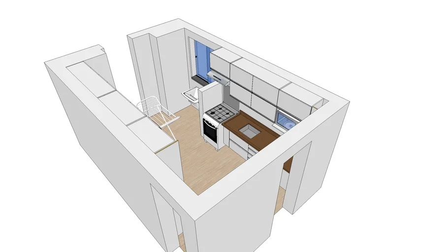 PROJETO COZINHA E AREA DE SERVIÇO