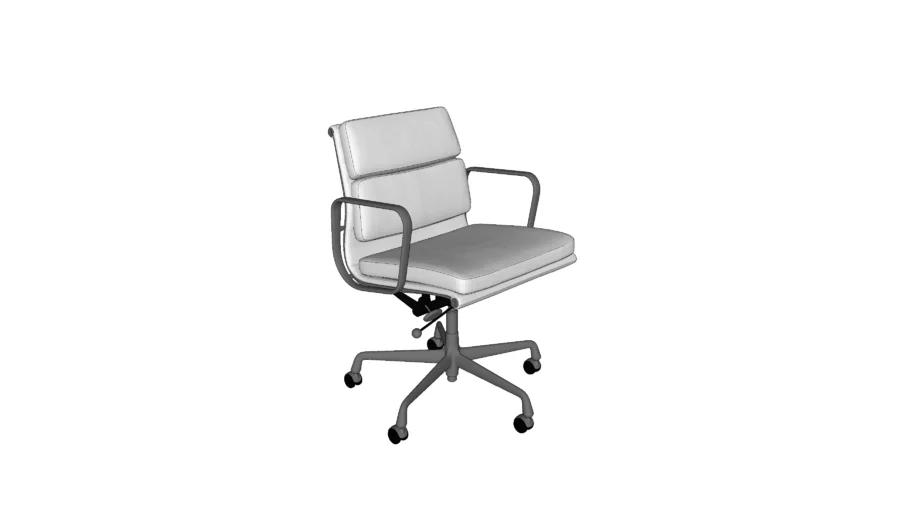 Eames Soft Pad Office Chair (White)