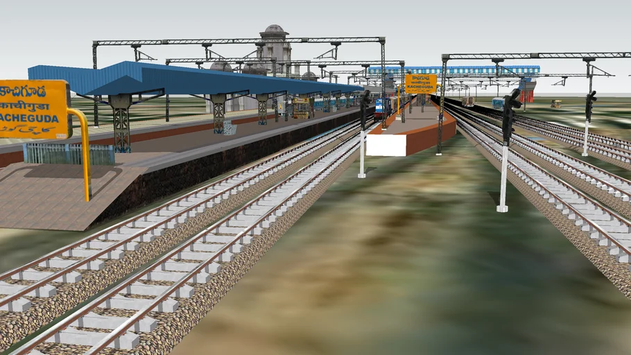 Kacheguda Hyderabad Railway Station, Indian Railway By Rajat Warang