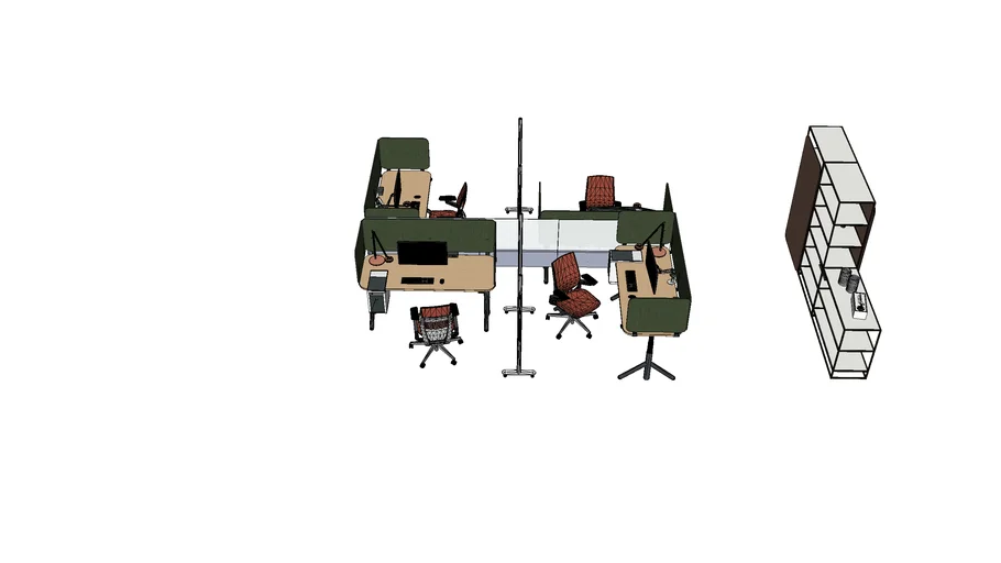 Steelcase Open Office Cubicals