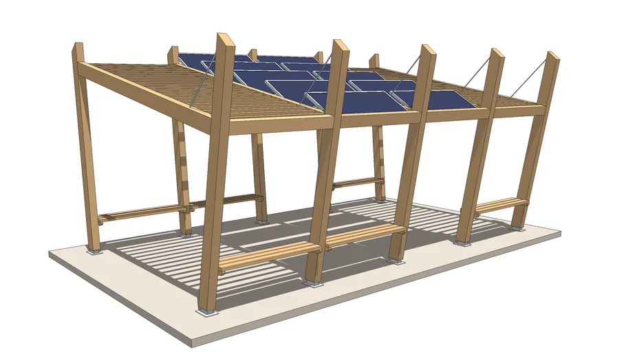 Photovoltaic pergola