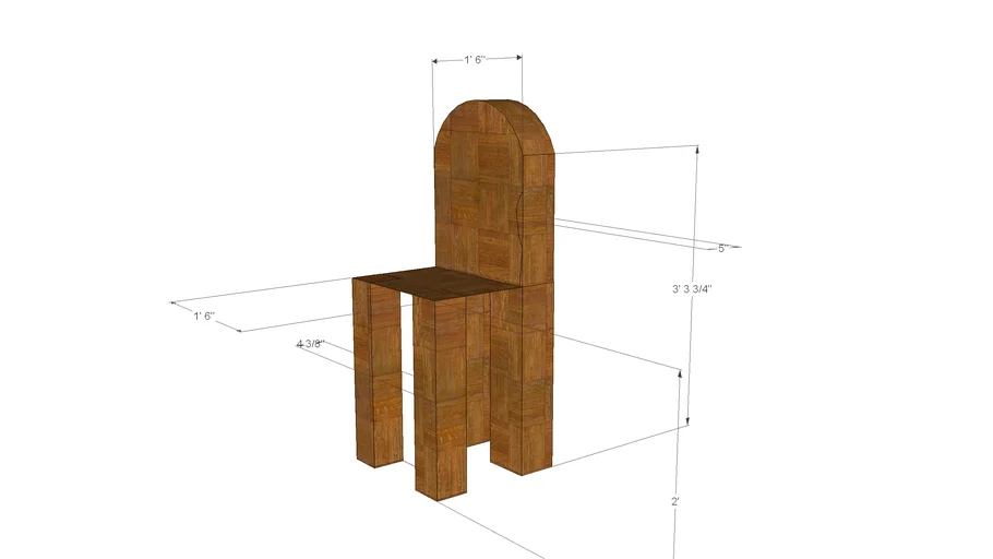 Basic chair | 3D Warehouse