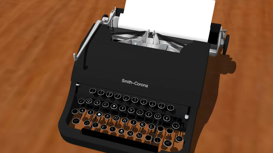 Old Smith Corona manual typewriter