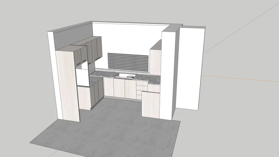 Cocina Teka (el material verdadero es roble provenzal)