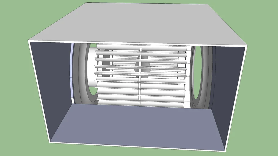 blower wheel with housing assembly