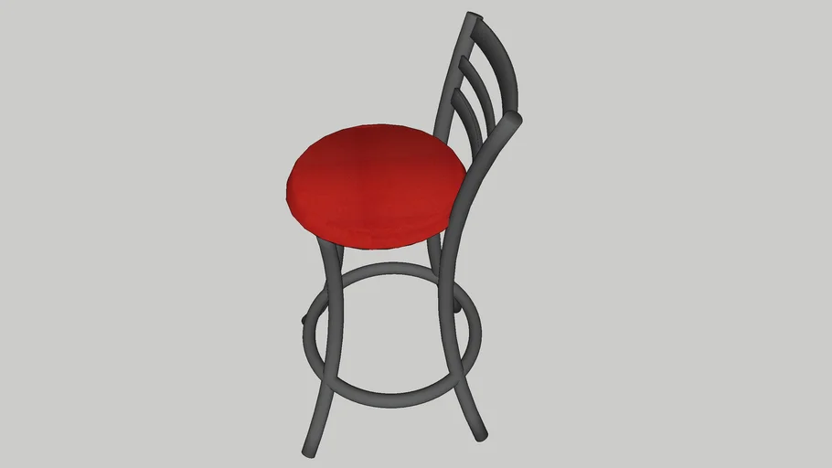 Silla alta metálica