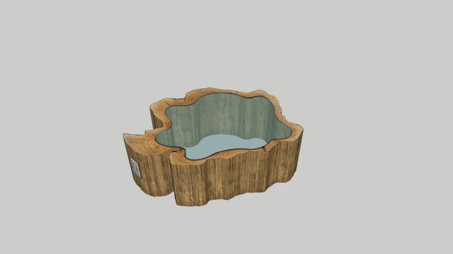 wooden coffee table