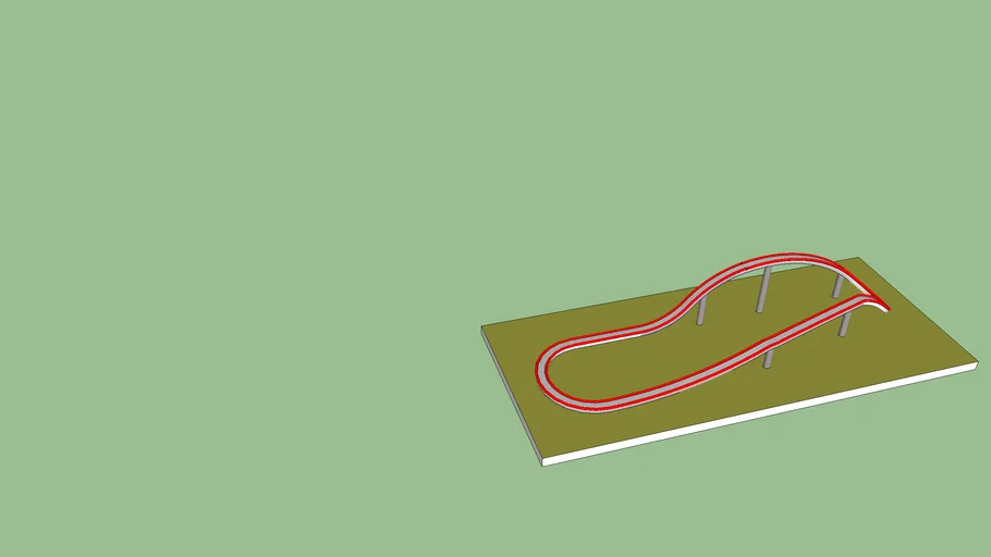 Diseño 3D "Montaña Rusa" 